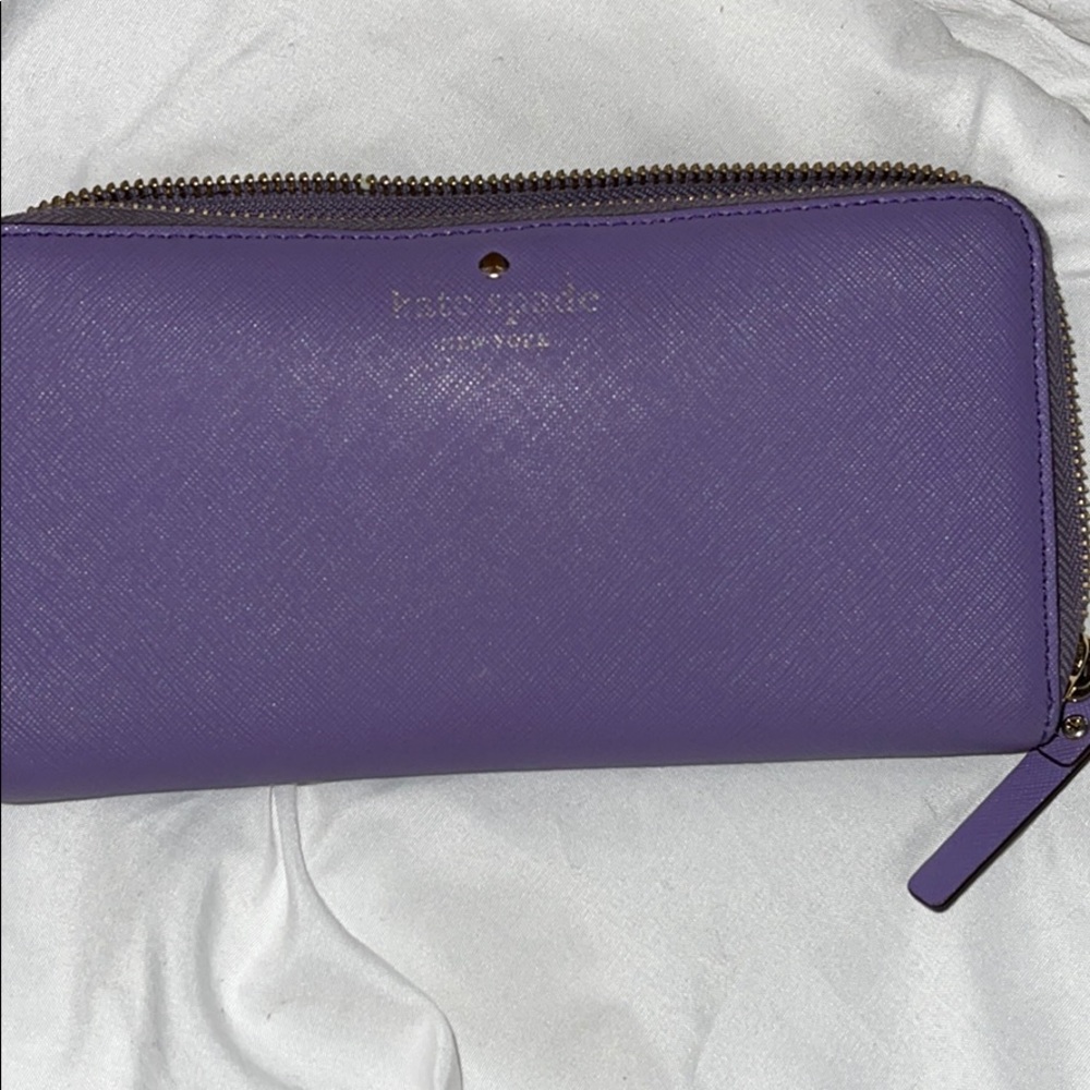 Purple Kate spade wallet